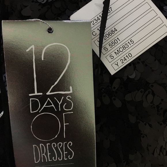 Sparkle & Fade sequin strapless zipper Mini Dress - Picture 4 of 8